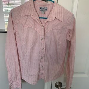 Pink Western Pearl Snap Shirt Lucky Brand